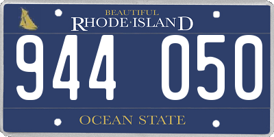 RI license plate 944050