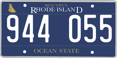 RI license plate 944055