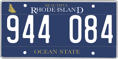 RI license plate 944084
