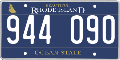 RI license plate 944090