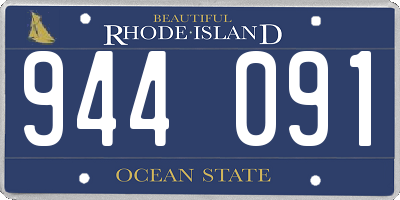 RI license plate 944091