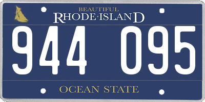 RI license plate 944095