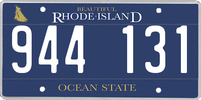 RI license plate 944131
