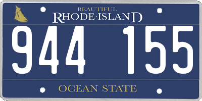 RI license plate 944155