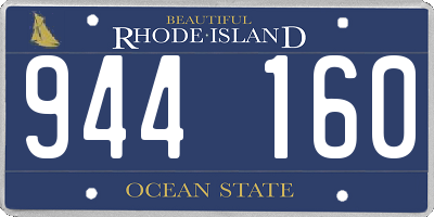 RI license plate 944160