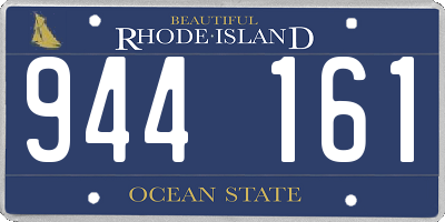 RI license plate 944161