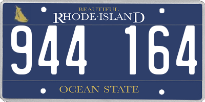 RI license plate 944164
