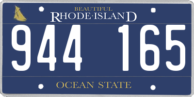 RI license plate 944165