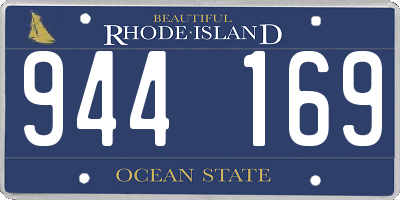 RI license plate 944169