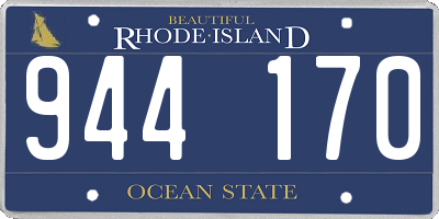 RI license plate 944170