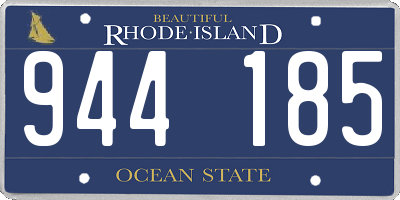 RI license plate 944185