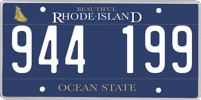 RI license plate 944199