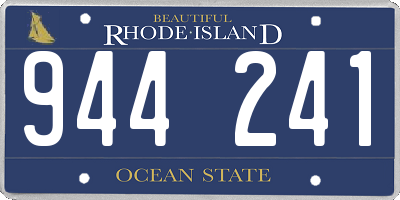 RI license plate 944241