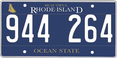 RI license plate 944264