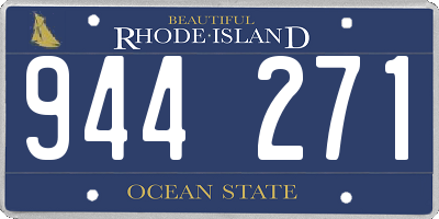 RI license plate 944271
