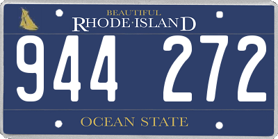 RI license plate 944272