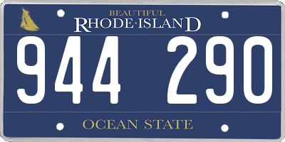 RI license plate 944290