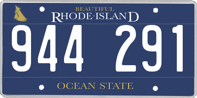 RI license plate 944291