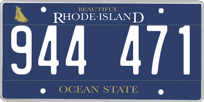 RI license plate 944471