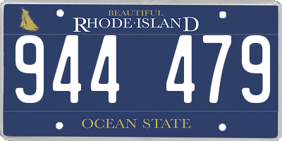 RI license plate 944479