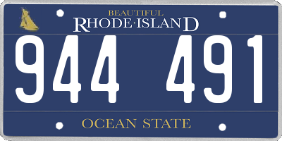 RI license plate 944491