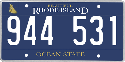 RI license plate 944531
