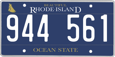 RI license plate 944561