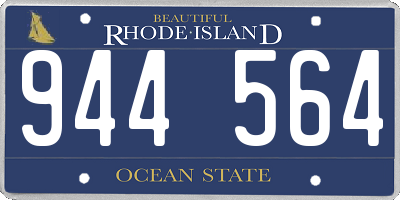 RI license plate 944564