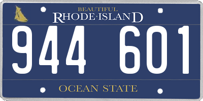 RI license plate 944601