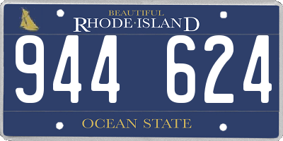 RI license plate 944624