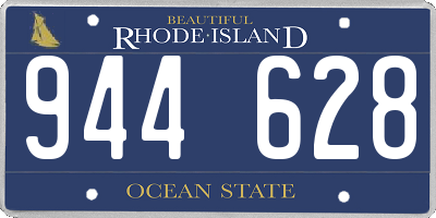 RI license plate 944628