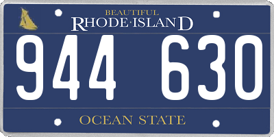 RI license plate 944630