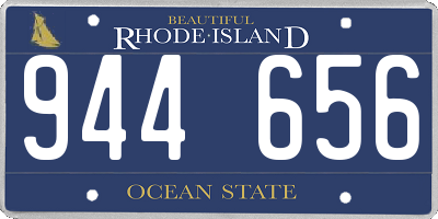 RI license plate 944656