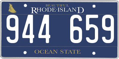 RI license plate 944659