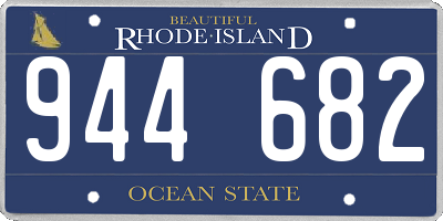 RI license plate 944682