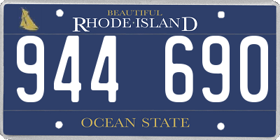 RI license plate 944690