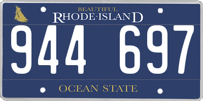 RI license plate 944697