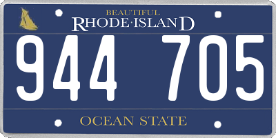 RI license plate 944705