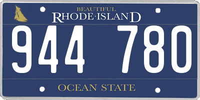 RI license plate 944780