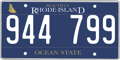 RI license plate 944799