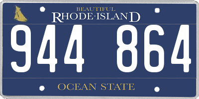 RI license plate 944864