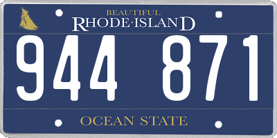 RI license plate 944871