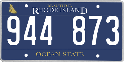 RI license plate 944873