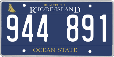 RI license plate 944891