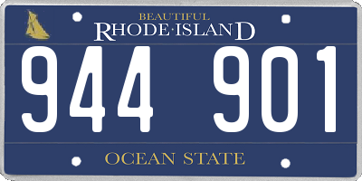 RI license plate 944901