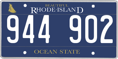RI license plate 944902
