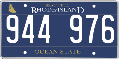 RI license plate 944976