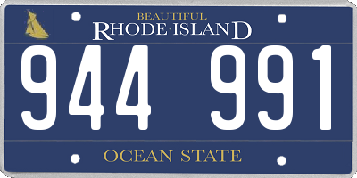 RI license plate 944991