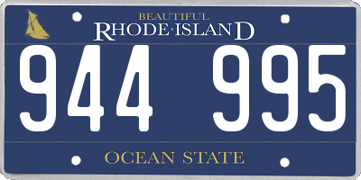 RI license plate 944995