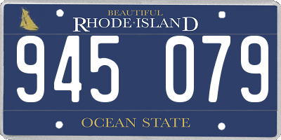 RI license plate 945079